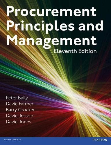 Procurement And Supply Chain Management By Kenneth Lysons Brian