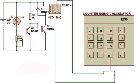 Let us see how to use this free circuit diagram maker in detail. Object counter using LDR and calculator | BuildCircuit.COM