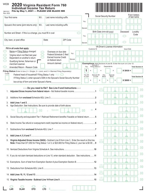 Form 760 Download Fillable Pdf Or Fill Online Resident Individual