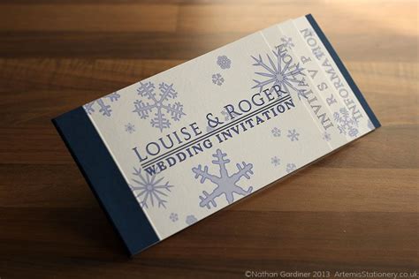 An invitation suite with a sunny disposition. Christmas and Winter | Snowflake wedding invitation, Cheque book wedding invitations, Book ...