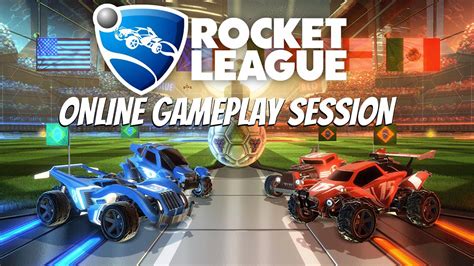 Rocket League Online Multiplayer Gameplay Session 1 Hour 4v4 Chaos