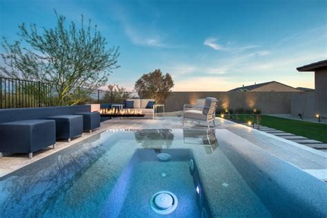Contemporary Pool In Scottsdale Arizona By Premier Paradise