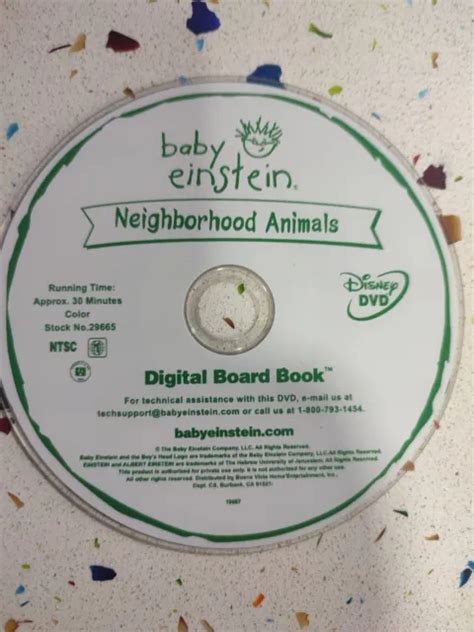 Baby Einstein Neighborhood Animals Dvd 2002 £269 Picclick Uk