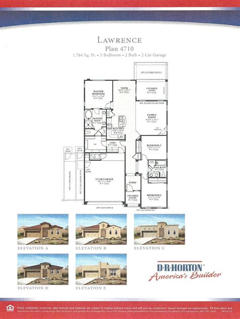 DR Horton Lawrence Floor Plan | Floor plans, Dr horton homes, How to plan