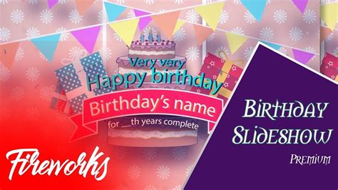 After Effects Free Template | Birthday Slideshow Template | Envato