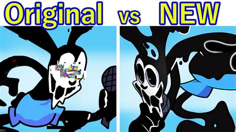 Friday Night Funkin Vs Corrupted Oswald Old Vs New Come Learn With Pibby New World Videos