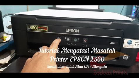 1800 425 00 11 / 1800 123 001 600 / 1860 3900 1600 for any issue related to the product, kindly click here to raise an online service request. Mengatasi Printer Epson L360 susah ON #tipsntrik - YouTube