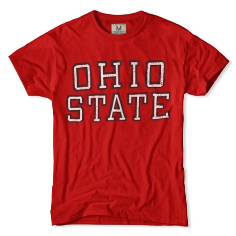 Ohio State Mens T Shirt Tailgate 3400 Ohio State T Shirts Mens