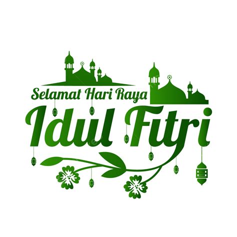 Idul Fitri Vector Hd Png Images Islamic Greeting Of Selamat Idul Fitri
