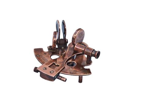 wholesale antique copper sextant paperweight 3in hampton nautical