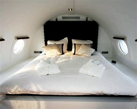 Reclaimed Airplane Turned Into Hotel Suite