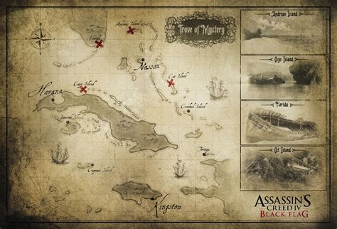 Assassin S Creed Iv Black Flags Map Enth Llt