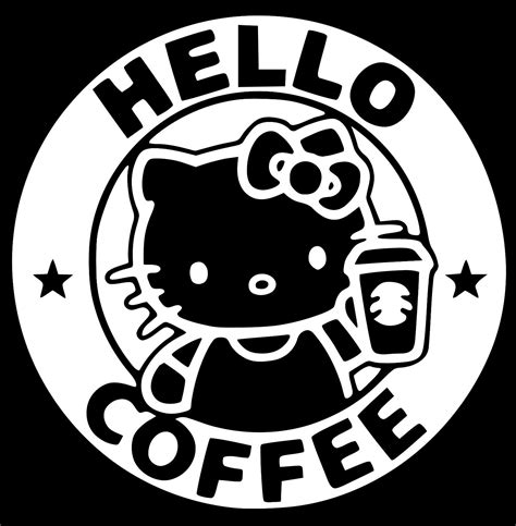 Hello Kitty Starbucks Coffee Vinyl Decalsticker For Cars Laptops And More Ebay