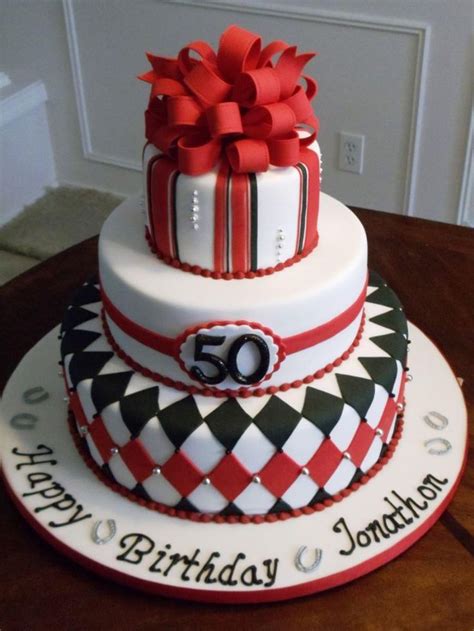You can write name on this cake to make their birthday special. 50th Birthday Cake Ideas
