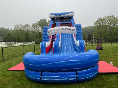 Lets Go Buffalo Water Slide Rental Bouncing On Air Llc