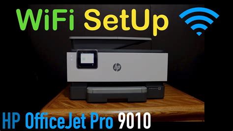 Hp Officejet Pro 9010 Wifi Setup Review Youtube