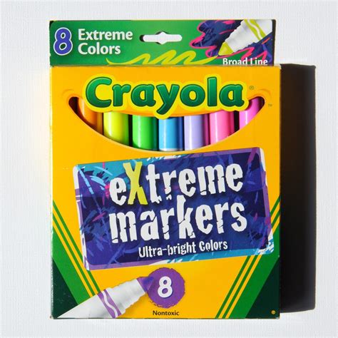Jennys Crayon Collection Extreme Colors Crayola Markers Crayola