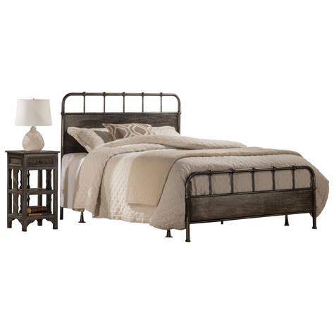 Hillsdale Metal Beds Utilitarian Metal Queen Bed Set A1 Furniture