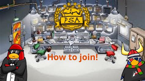 How To Join The Psa Club Penguin Rewritten Youtube