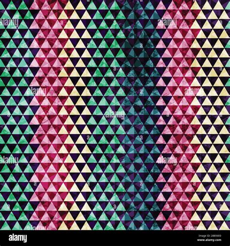 Vintage Triangle Seamless Pattern Stock Vector Image And Art Alamy