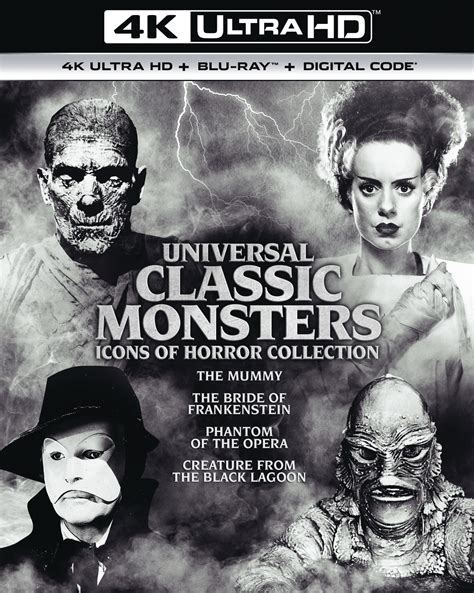Universal Classic Monster Movies Collection 4k Ultra Hd Blu Rayblu