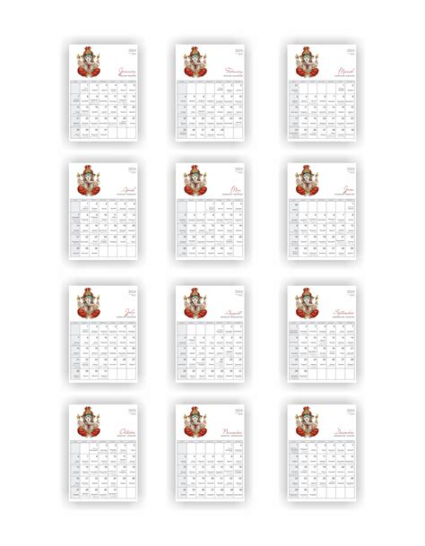 2024 Monthly Hindu Calendar Printable Indian Festivals With Tithi