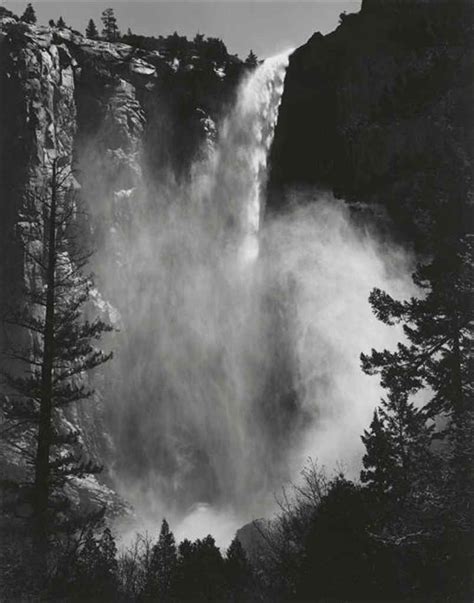 ANSEL ADAMS Bridal Veil Fall Yosemite Valley Christie S