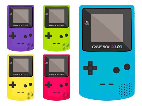 Game Boy Color Vector Art And Graphics