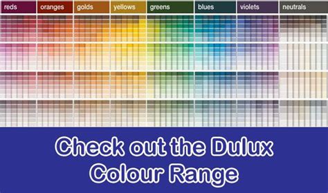 Dulux Colour Range Dulux Colour Dulux Dulux Colour Chart