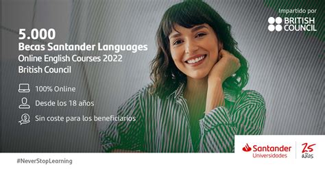 Becas Santander Language Online English Courses 2022 British Council