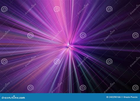 Abstract Purple Starburst Light Explosion Background Purple Abstract