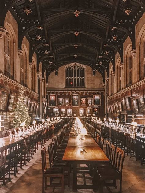 Inside Christ Church Dining Hall aka the Harry Potter Dining Hall