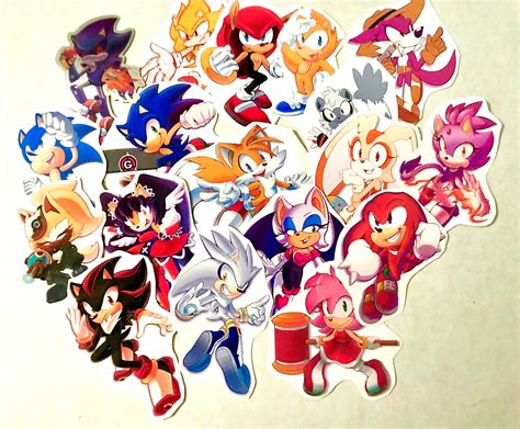 Sonic Stickers Etsy