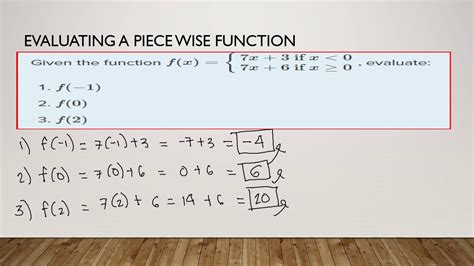 How To Solve Piecewise Function Youtube