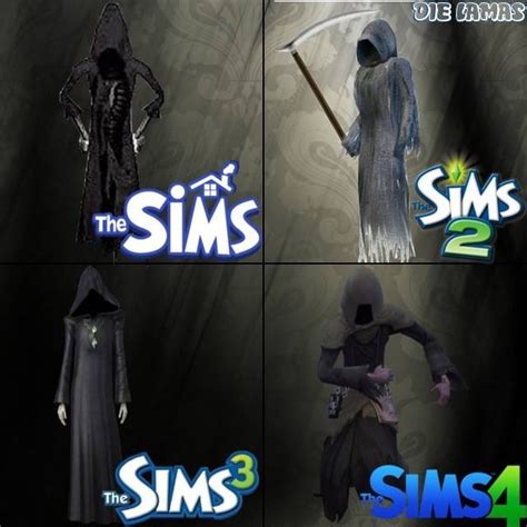 The Sims 4 Blogger • Simnationblog The Grim Reaper Through The Sims