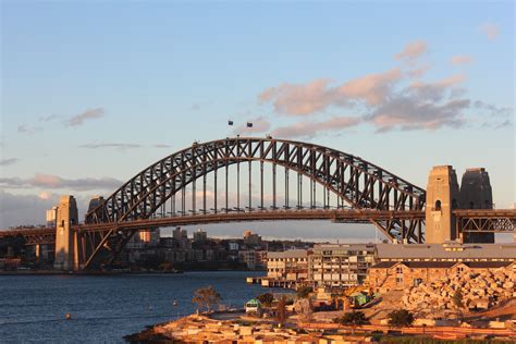 Sydney Harbour Bridge Australia On The Pacific Pearl Going Under The