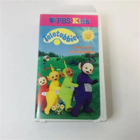Teletubbies Dance With The Teletubbies Vhs Video Tape