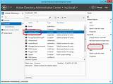 How To Use Active Directory Administrative Center Pictures