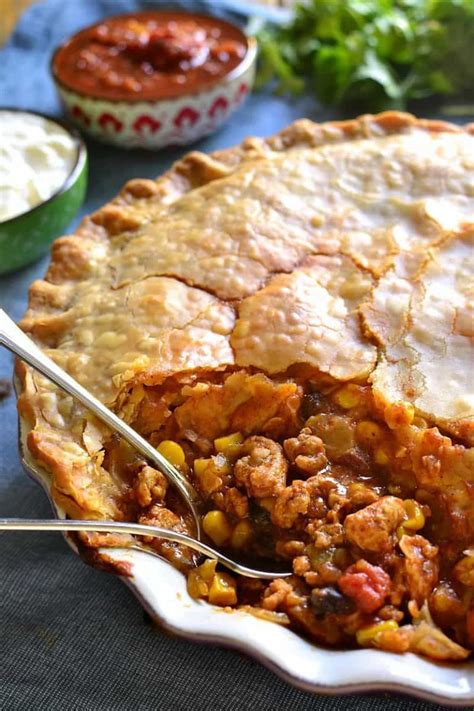 This pie crust recipe is the one my mom has been using for over 45 years, which i stole from her after i got married 15 years ago. Pie Crust Dinner Ideas / Southwestern Pot Pie with ...