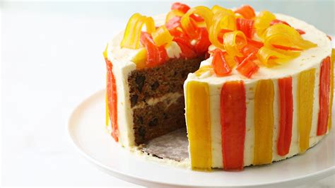 Carrot Ginger Layer Cake With Orange Cream Cheese Frosting Recipe