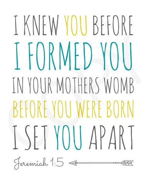 8x10 Jeremiah 15 I Formed You In Your Mothers Womb By Joyprints 700