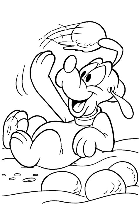 Baby Pluto Baby Pluto Coloring Page To Print And Color