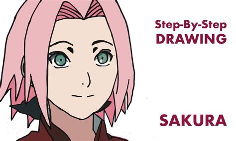Step By Step Anime Drawing Sakura From Naruto Small Online Class For