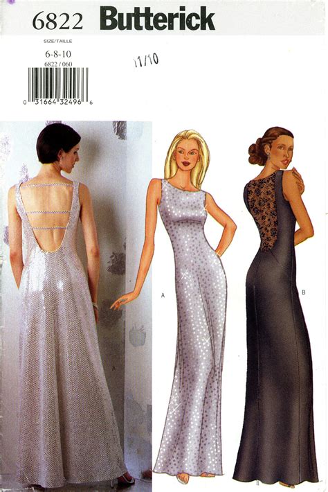 Butterick Prom Evening Dress Pattern Formal Dress Patterns Prom Dress Pattern Prom Dress