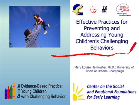 PPT - Effective Practices for Preventing and Addressing Young Children's Challenging Behaviors 