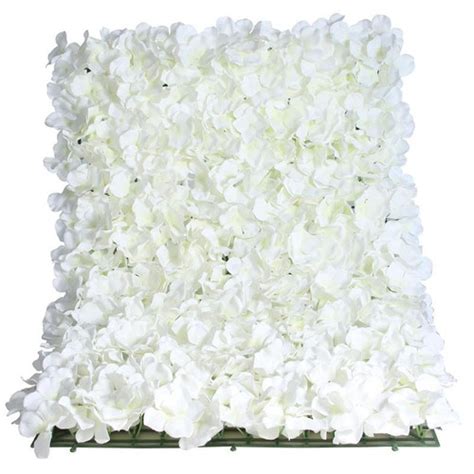 Flower Wall Panel 40cm X 60cm Cream Hydrangea