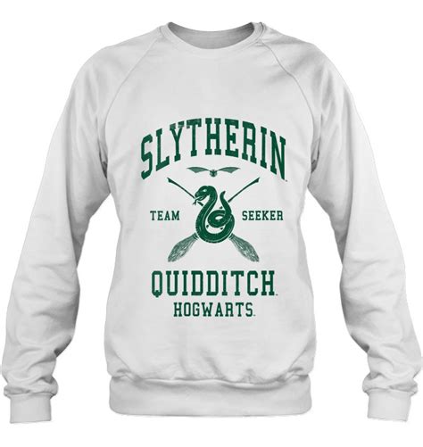 Womens Deathly Hallows 2 Slytherin Quidditch Team Seeker Jersey V Neck
