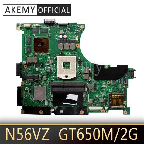 Akemy N56vz Motherboard Gt650m2g For Asus N56vz N56vb N56vm N56vj