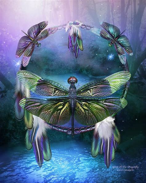 Spirit Of The Dragonfly By Carol Cavalaris Dragonfly Art Dragon Flys Dragonfly