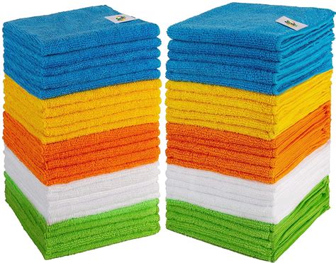 Scrubit Microfiber Cleaning Cloth Lint Free Anti Bacterial Towels For